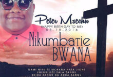 peter msechu nikumbatie bwana