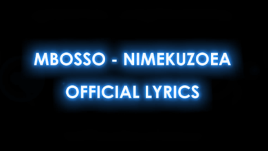 Lyrics VIDEO: Mbosso - Nimekuzoea (Mp4 Download) - KibaBoy