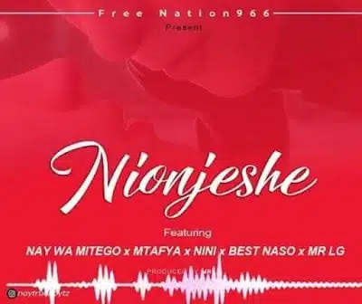 Audio: Nay Wa Mitego Ft. Best Naso x Nini x Mtafya x Mr.Lg - Nionjeshe (Mp3 Download)