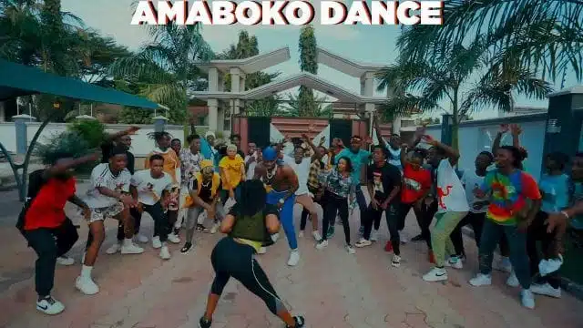 VIDEO: Rayvanny Ft Diamond Platnumz - Amaboko Dance Video (Mp4 Download)