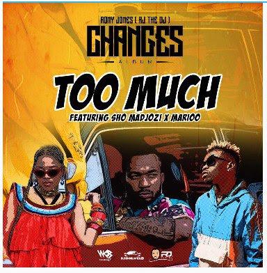 Audio: Rj The Dj Ft Sho Madjozi & Marioo - Too Much (Mp3 Download) - KibaBoy