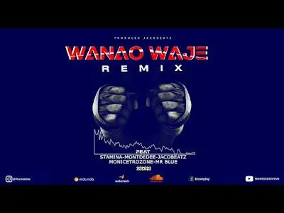 Audio: Stamina X MontDedee, Jacobeat, Mr blue, Moni Centrozone - Wanao Waje Remix (Mp3 Download)