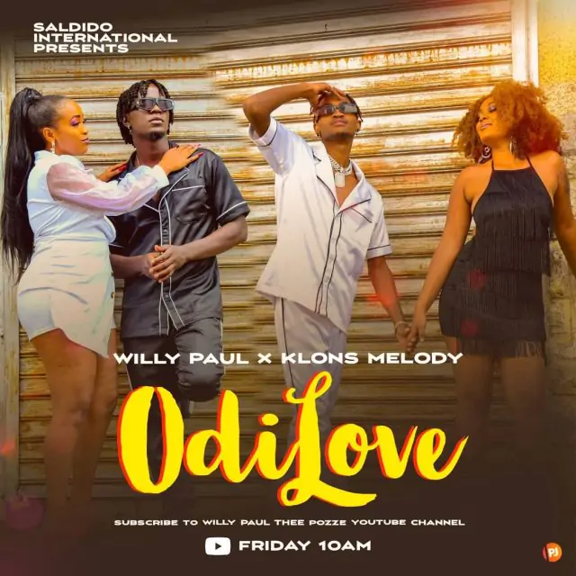 Audio: Willy Paul x Klons Melody - Odi Love (Mp3 Download)