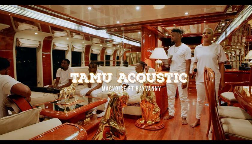 VIDEO: Macvoice Ft. Rayvanny - Tamu (Acoustic Video) (Mp4 Download) - KibaBoy