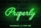 Audio: Nyashinski Ft. Femi One - Properly (Mp3 Download) - KibaBoy