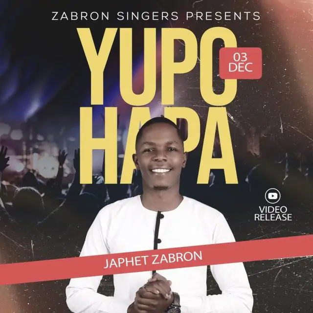 Audio: Japhet Zabron - Yuko Hapa (Mp3 Download)