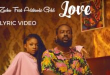 Lyric VIDEO: Zuchu Ft Adekunle Gold - Love (Mp4 Download) - KibaBoy