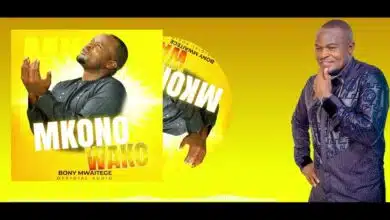 Audio: Bony Mwaitege - Mkono Wako (Mp3 Download)