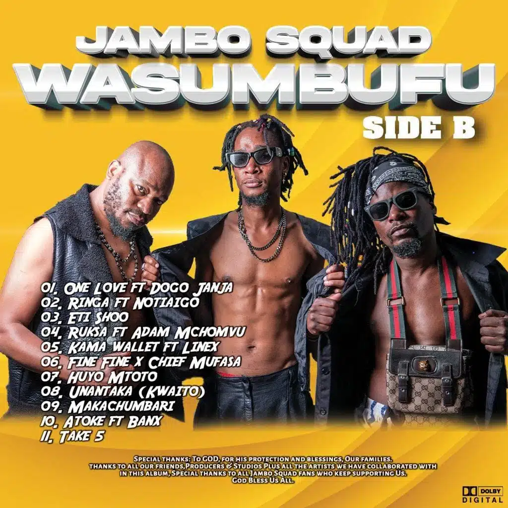 Audio: Jambo Squad - Wasumbufu SIDE B (Mp3 Download)