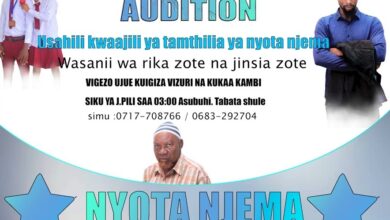 NYOTA NJEMA - NYOTA NJEMA AUDITION