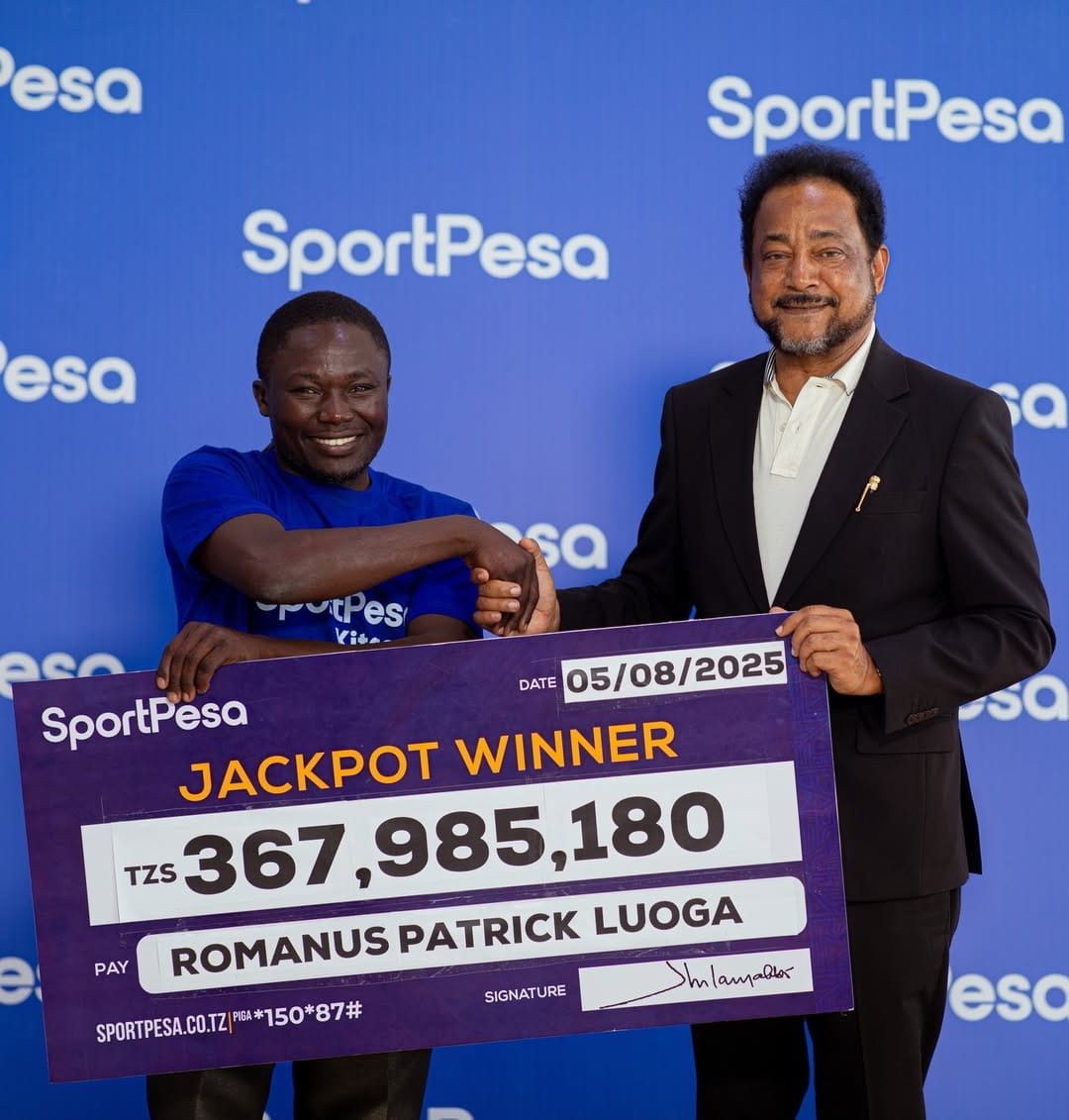 SportPesa Tanzania yafanikisha ushindi wa mamilioni kupitia Midweek Jackpot