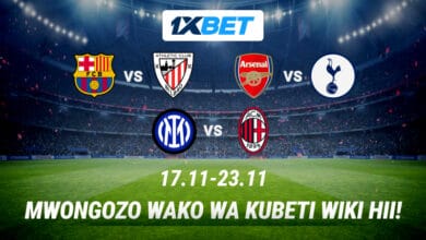 Bet kwenye mechi kubwa za wiki hii katika ligi bora za Ulaya kupitia 1xBet!