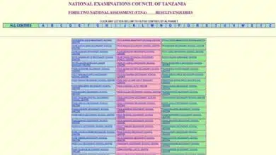 Matokeo ya Kidato cha Pili 2025/2026 (FTNA Results)