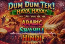 DUM DUM TEK! Haya Haya - Swahili - Arabic - Hindi - AI Song