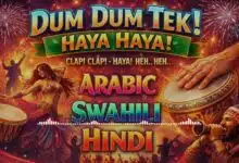 DUM DUM TEK! Haya Haya - Swahili - Arabic - Hindi - AI Song