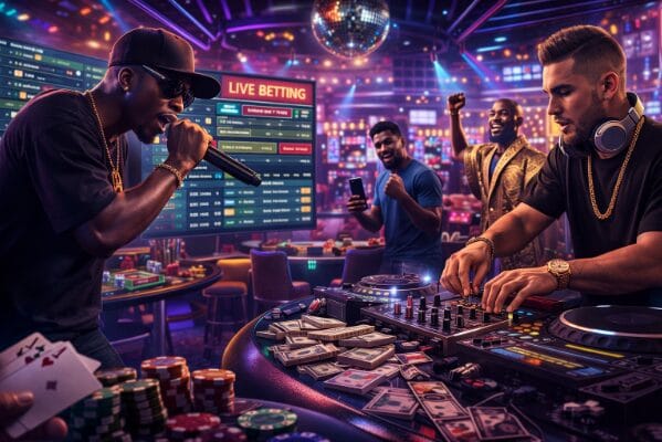 How Rap and Club Music Became Part of Online Casino and Betting Brand Identity