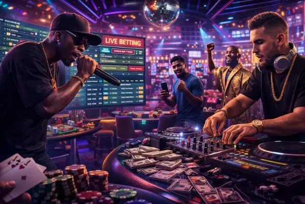 How Rap and Club Music Became Part of Online Casino and Betting Brand Identity