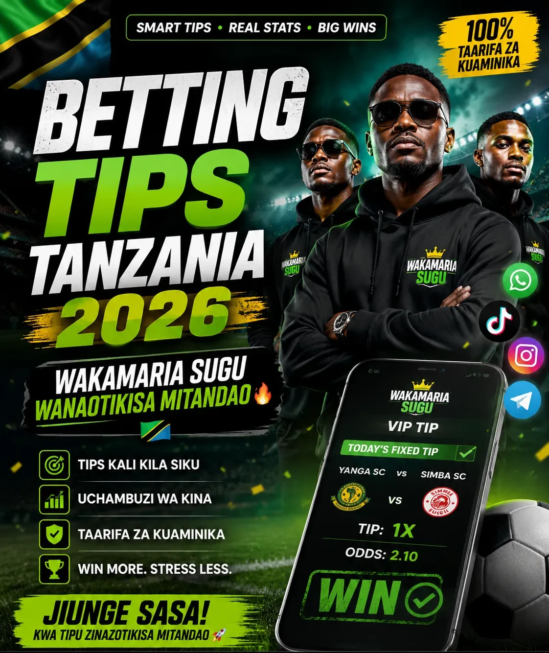 Betting Tips Tanzania 2026 Wakamaria Sugu Wanaotikisa Mitandao 🇹🇿