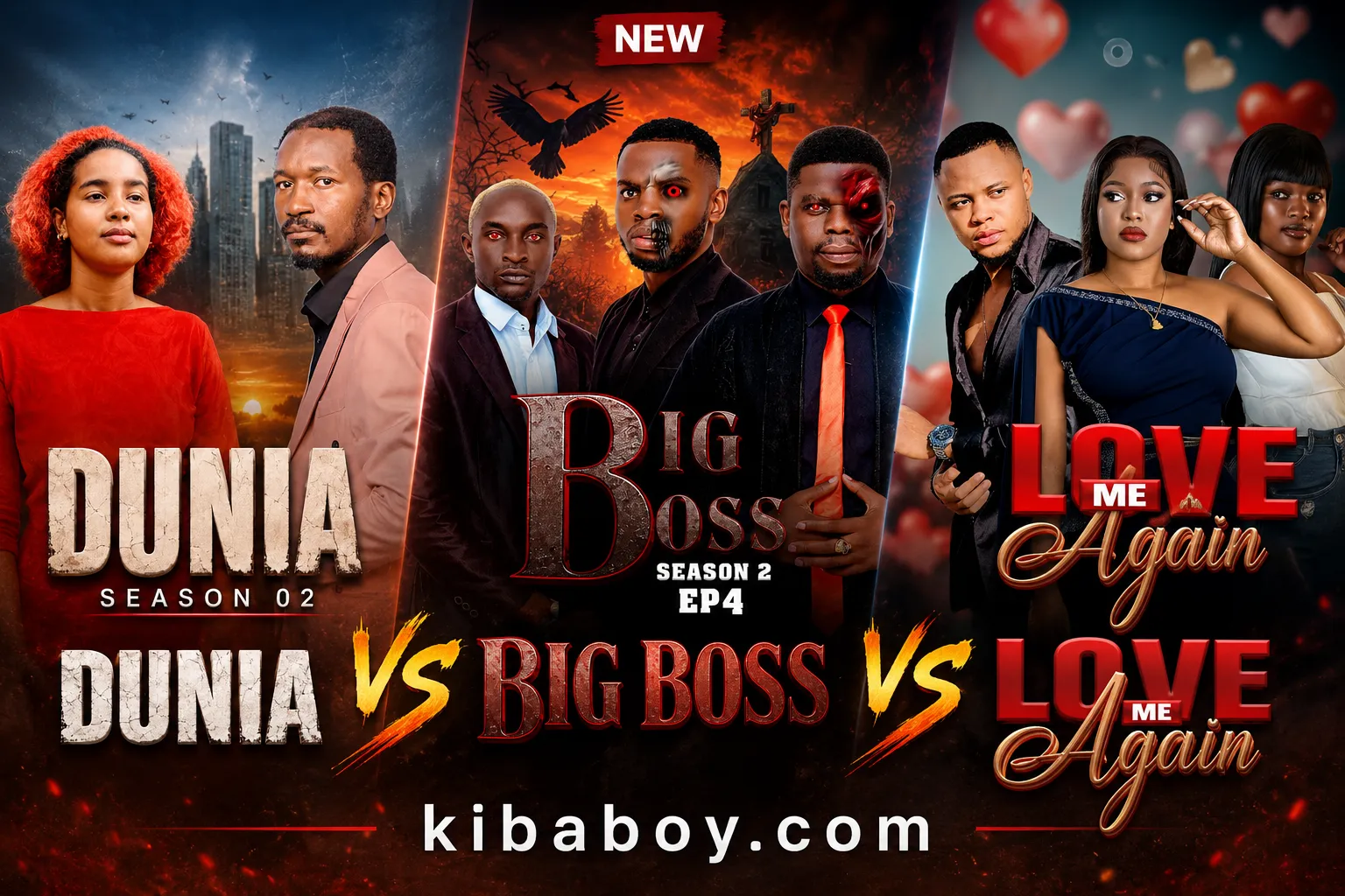 DUNIA vs BIG BOSS vs LOVE ME AGAIN