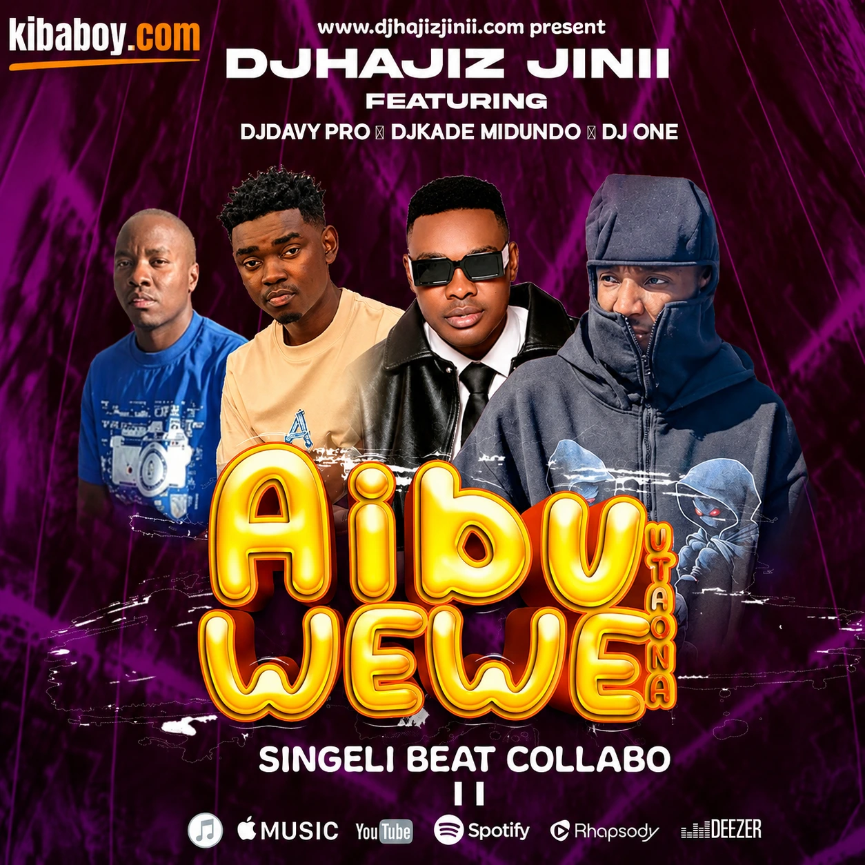 DJ Hajiz Jinii Ft DJ Davy Pro X DJ Kade Midundo X Djone Tz - Aibu Utaona Wewe (Beat Singeli