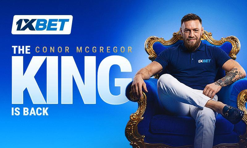 King Is Back: Conor McGregor is the new 1xBet ambassador