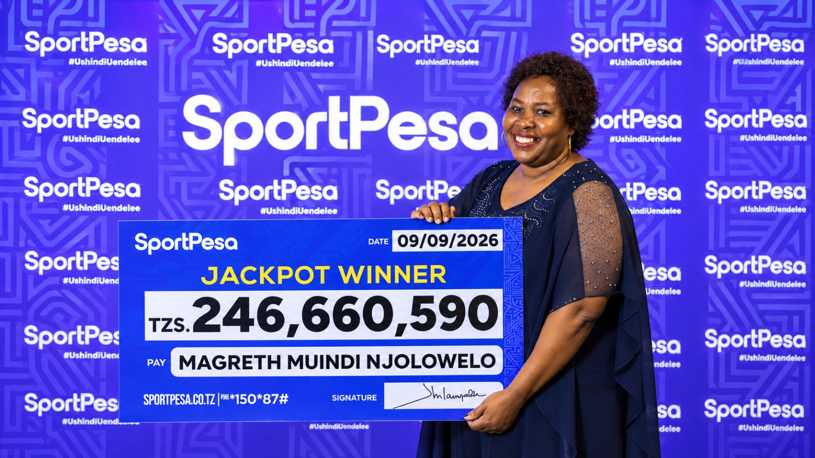 Mwalimu wa Mbeya ashinda TZS milioni 246.6 kwenye Midweek Jackpot ya SportPesa Tanzania